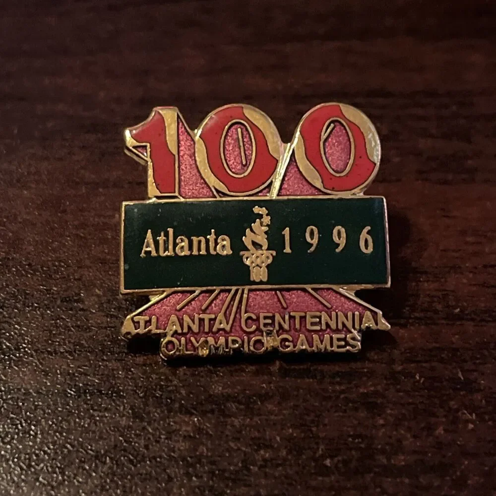 1996 Atlanta Olympics Centennial Games 100 Years Lapel‎ Hat Pin